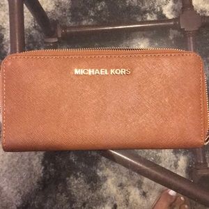 Brown MK wallet